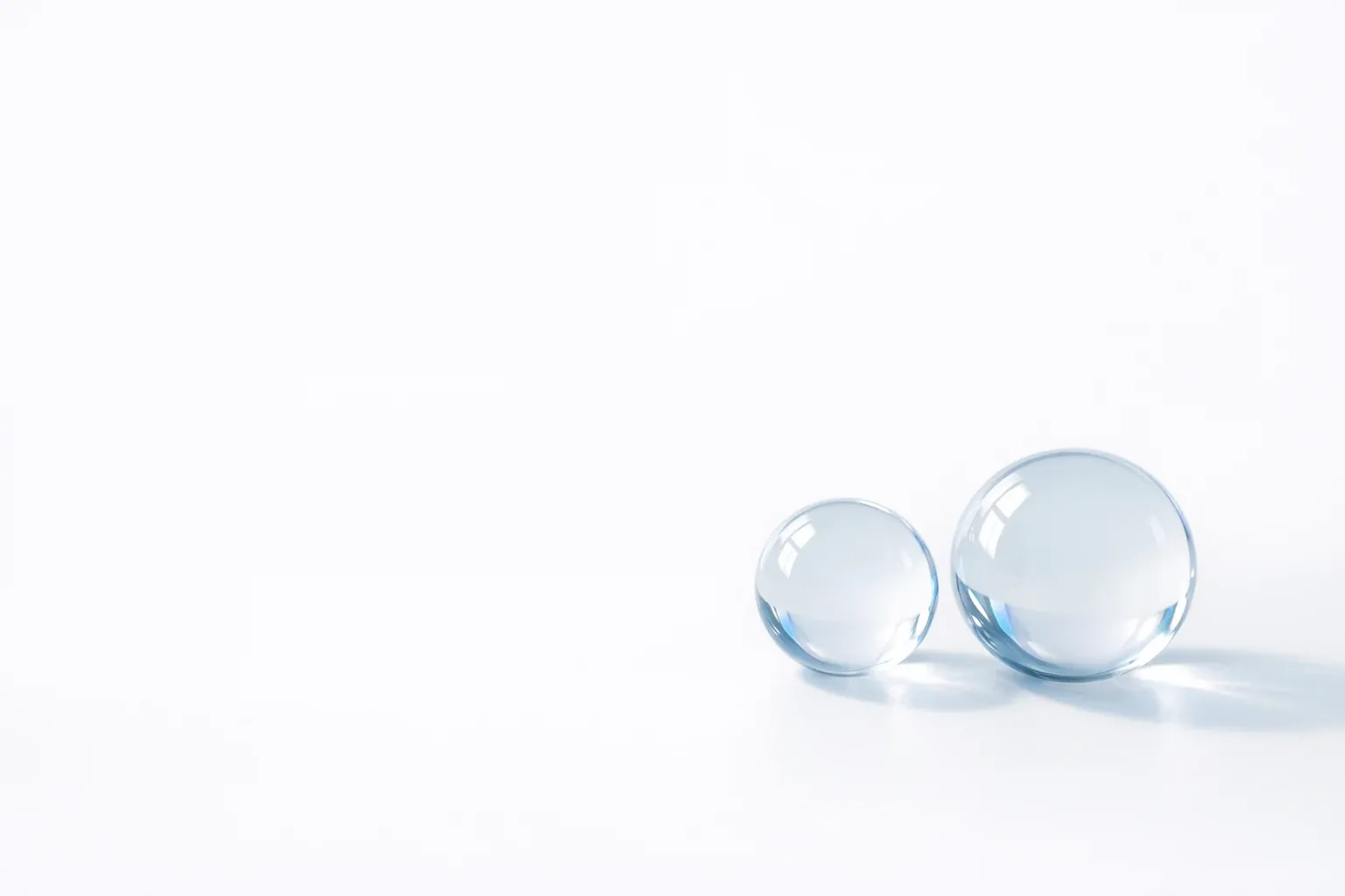 Dos esferas de cristal: comparar dos tratamientos y elegir con criterio